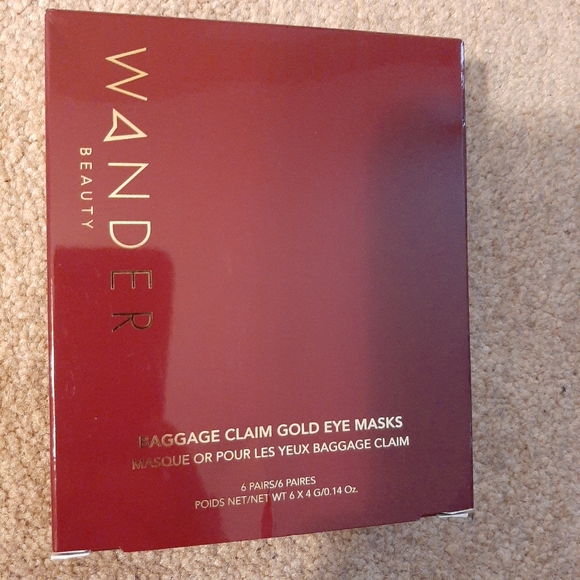 Wander Beauty Baggage Claim Gold Eye Masks (6 Pairs) - Picture 1 of 3